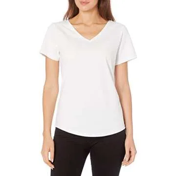 Buy Classic-Fit Women's V-Neck T-Shirt Pack of 2