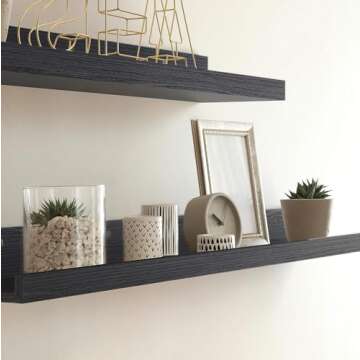 Icona Bay 24 Inch Floating Shelves Set - Stylish & Versatile