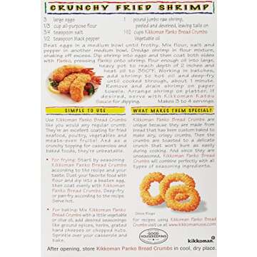 Kikkoman Bread Crumbs Panko, 8 Ounce (Pack Of 12)