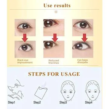 Felico Eye Mask, 30 Pairs Collagen Under Eye Patches, Black Crystal Eye Gel Pads for Reducing Dark Circles, Lighten Wrinkles Anti-Aging Moisturizing, Fine Lines Eye Bags Puffiness Women Men