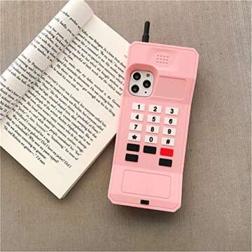 Jowhep Cute Silicone Case for iPhone 12 Pro Max 3D Design