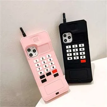 Jowhep Cute Silicone Case for iPhone 12 Pro Max 3D Design