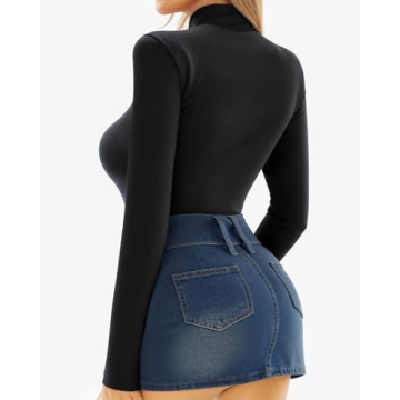 Stylish MANGOPOP Long Sleeve Thermal Bodysuit