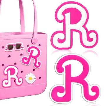 AIERSA Letter Charms for Bogg Bag A-Z, 2Pcs Alphabet Charm Accessories for Bogg Bag for Simply South...