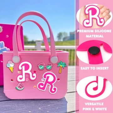 AIERSA Letter Charms for Bogg Bag - Fun and Colorful Accessories