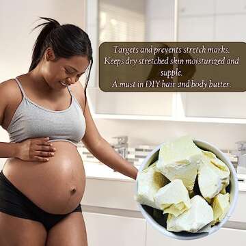 Organic Cocoa Butter 1 LB by Oslove Organics - FOOD GRADE, Raw, Non-Deodorized, Unrefined - For whipped body butter, lotion bars, scar & stretch marks | Delicous Home-made Chocolate | Allergen Free