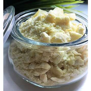 Organic Cocoa Butter 1 LB by Oslove Organics - FOOD GRADE, Raw, Non-Deodorized, Unrefined - For whipped body butter, lotion bars, scar & stretch marks | Delicous Home-made Chocolate | Allergen Free