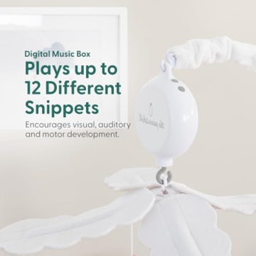 Brave Explorer Musical Crib Mobile with 12 Lullabies Safari Animals