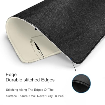 Cute Black Cat Mouse Pad for Work or Home Office