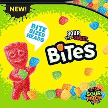 SOUR PATCH KIDS Bites - Soft & Chewy Candy, 12 oz