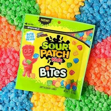 SOUR PATCH KIDS Bites - Soft Chewy Candy, 12 oz