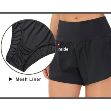 High Waisted Running Shorts for Active Women by GYM PEOPLE