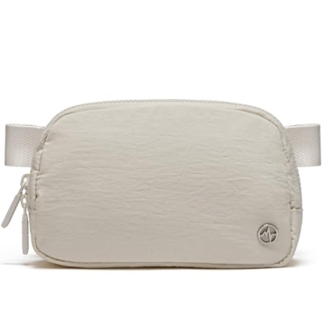 Pander Two Way Zipper Fanny Pack Nylon Everywhere Belt Bag for Women, Water Repellent Waist Packs, C...