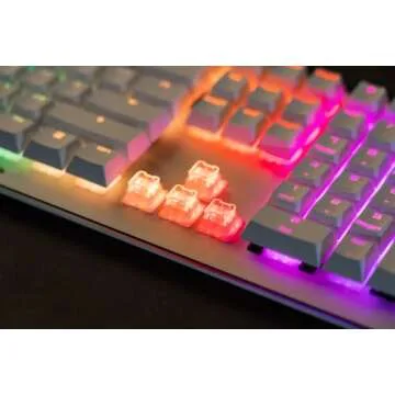 Cherry MV 3.0 Viola Wired Mechanical Gaming Keyboard. RGB Backlight with Cross Linear Viola Switches. from The Makers of The MX Switch. (Black)