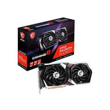 MSI Gaming Radeon RX 6700 XT 192-bit 12GB GDDR6 DP/HDMI Dual Torx 4.0 Fans FreeSync DirectX 12 VR Re...