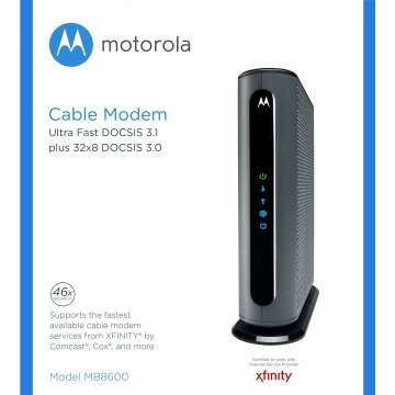 Motorola MB8600 DOCSIS 3.1 Cable Modem Renewed