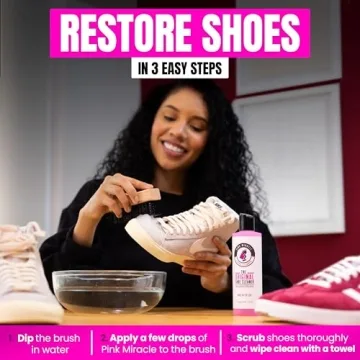 Pink Miracle Shoe Cleaner Kit for All Sneakers 8oz