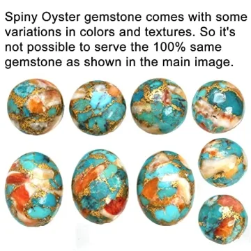 Multicolor Spiny Oyster Silver Ring for Women