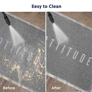 WePet Cat Litter Box Mat - Durable, Urine-Resistant Trapping Rug