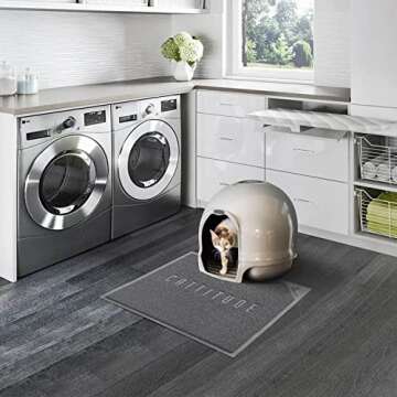 WePet Cat Litter Box Mat - Durable, Urine-Resistant Trapping Rug
