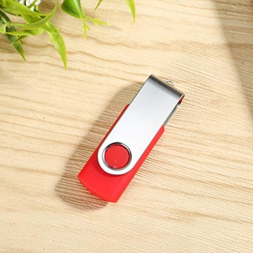 Alihelan 10pcs 4GB USB Flash Drives Bulk Pack Stylish Swivel Design