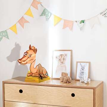 Animallusions - Be Amazed! The Unique Optical Illusion That Appears to Follow You | A for Home, School or Office… (Camel)