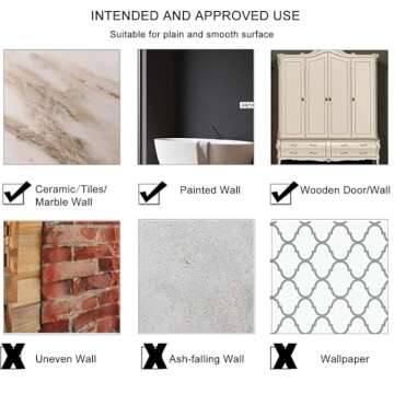 Manco Luella Hexagonal Mirror Stickers for Home Decor