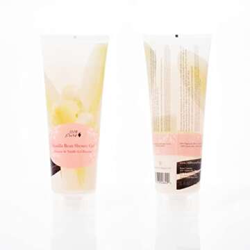 100% PURE Vanilla Bean Shower Gel - Nourishing Foaming Body Wash for All Skin Types