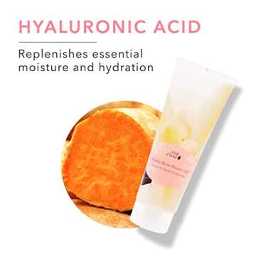 100% PURE Vanilla Bean Shower Gel - Deeply Hydrating Wash