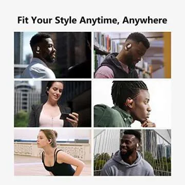 Oladance OWS1 Open Ear Headphones, Wireless Bluetooth 5.2 Headphones Air Conduction, Up to 16 Hours Battery Life with Carry Case, High Sound Quality with Dual 16.5mm Drivers Interstellar Blue