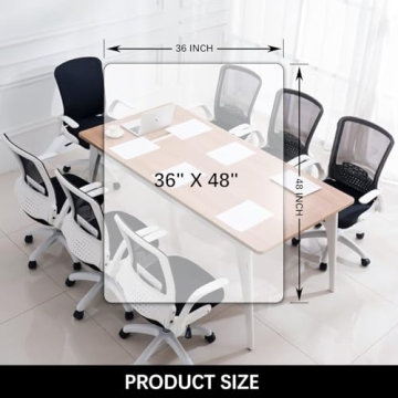 Kuyal Chair Mat for Hard Floors Protects Your Flooring