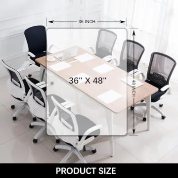 Kuyal Chair Mat for Hard Floors Protects Your Flooring