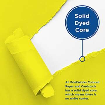 Printworks Tropical Colored Paper - 5 Assorted Colors, 300 Sheets, 8.5” x 11”