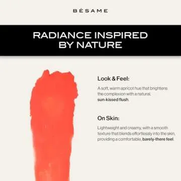 Besame Cosmetics | Apricot Cream Rouge - 1938 | Cream Blush for Cheeks + Lips with Long Wearing Matte Finish | Vintage Makeup in Reusable Tin | 2-in-1 Lip and Cheek Tint | Vegan Makeup Blush