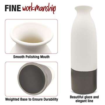 Exquisite White Flower Vases for Home Decor