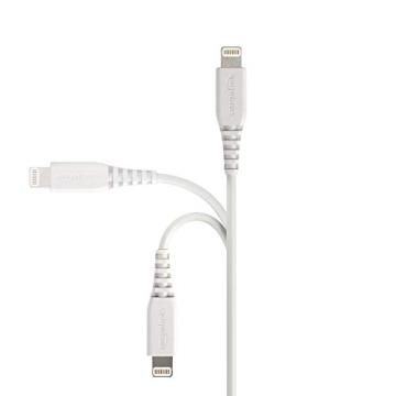 Amazon Basics Lightning Cable 10ft - Durable & Fast Charging