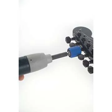 MusicNomad GRIP Drill Bit String Peg Winder - Scratch-free Rubber Lined (MN220), Original version