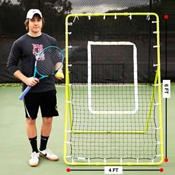 Rukket Rebounder Net for Tennis Training – Perfect Practice Partner