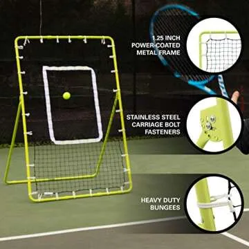 Rukket Rebounder Net for Tennis Training – Perfect Practice Partner