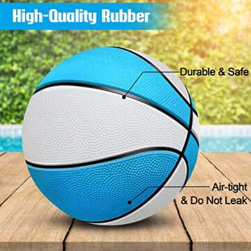 TNELTUEB Water Basketballs for Pool & Indoor Fun
