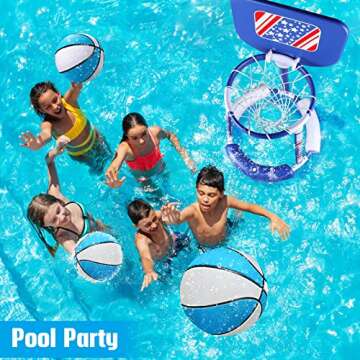 TNELTUEB Water Basketballs for Pool & Indoor Fun