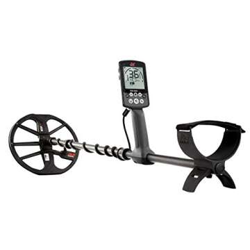 Minelab EQUINOX 800 All-Terrain Waterproof Multi-Purpose Metal Detector + EQUINOX Double-D 6" Smart ...