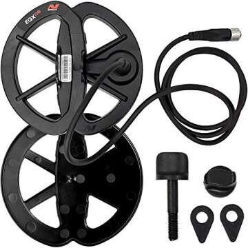 Minelab EQUINOX 800 All-Terrain Waterproof Multi-Purpose Metal Detector + EQUINOX Double-D 6" Smart Coil with Skid Plate