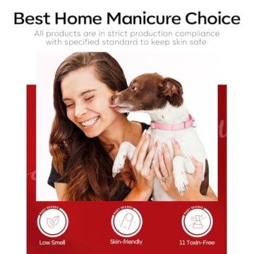 Modelones Gel Nail Polish Set - 6 Vibrant Red Shades