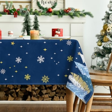 Horaldaily Christmas Tablecloth for Festive Dining