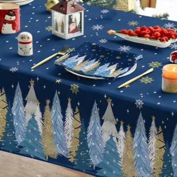 Horaldaily Christmas Tablecloth for Festive Dining