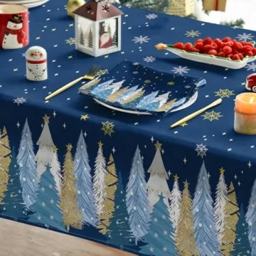 Horaldaily Christmas Tablecloth for Festive Dining