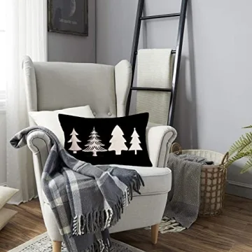 Asamour Merry Christmas Pillow Covers for Festive Cheer