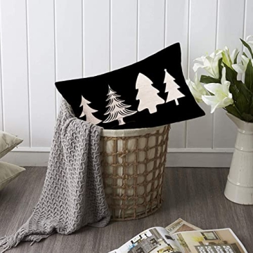 Asamour Merry Christmas Pillow Covers for Festive Cheer