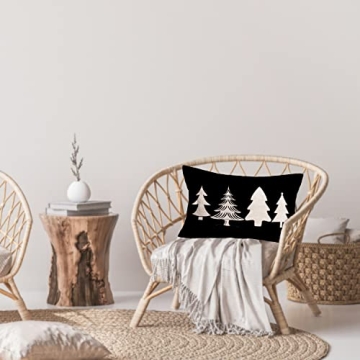 Asamour Merry Christmas Pillow Covers for Festive Cheer